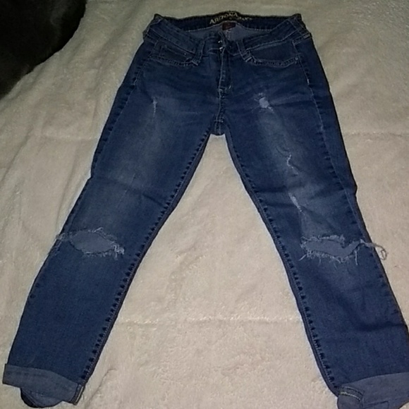 Arizona Jean Company Denim - ripped capris